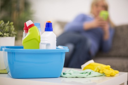 Waste disposal and environmental compliance for cleaning services